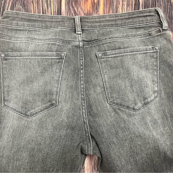 Kancan Grey Destructed Button Fly Straight Jeans Size 13/30 - Picture 6 of 10